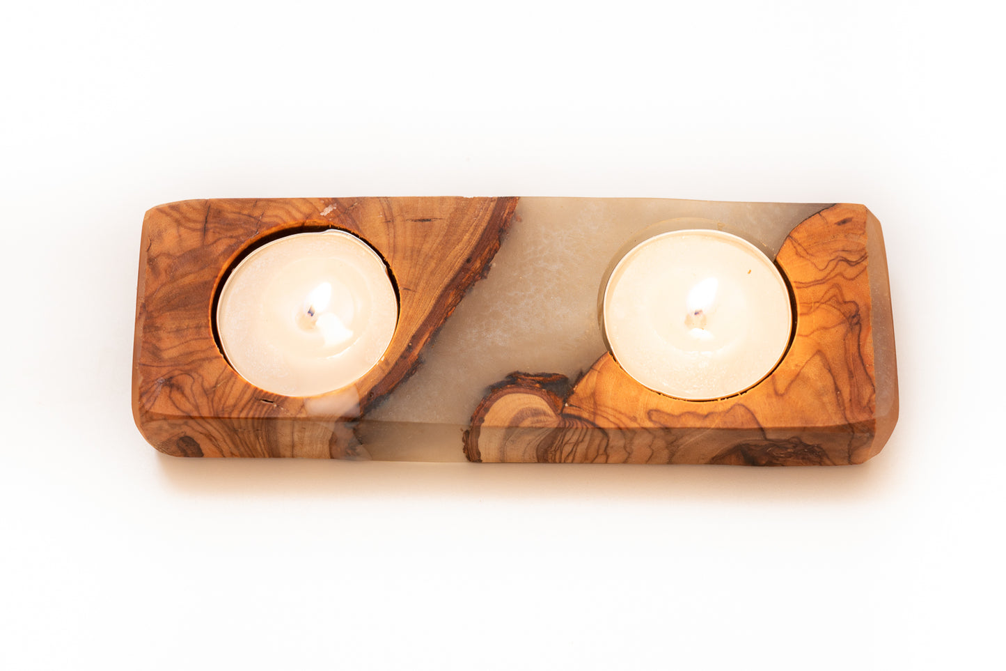 SHABAT candles holder- white collection