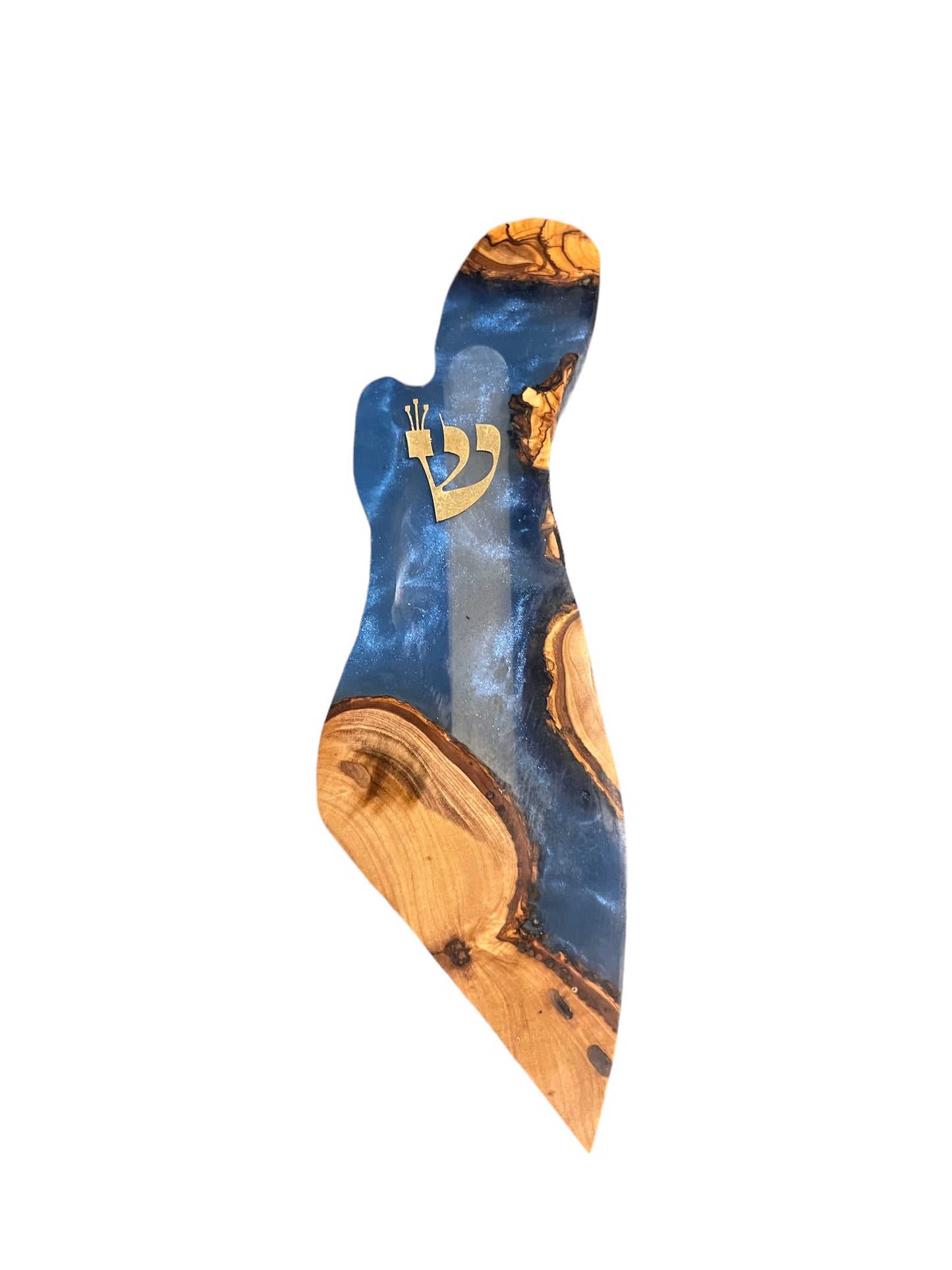 Handmade Israel Shaped Mezuzah
