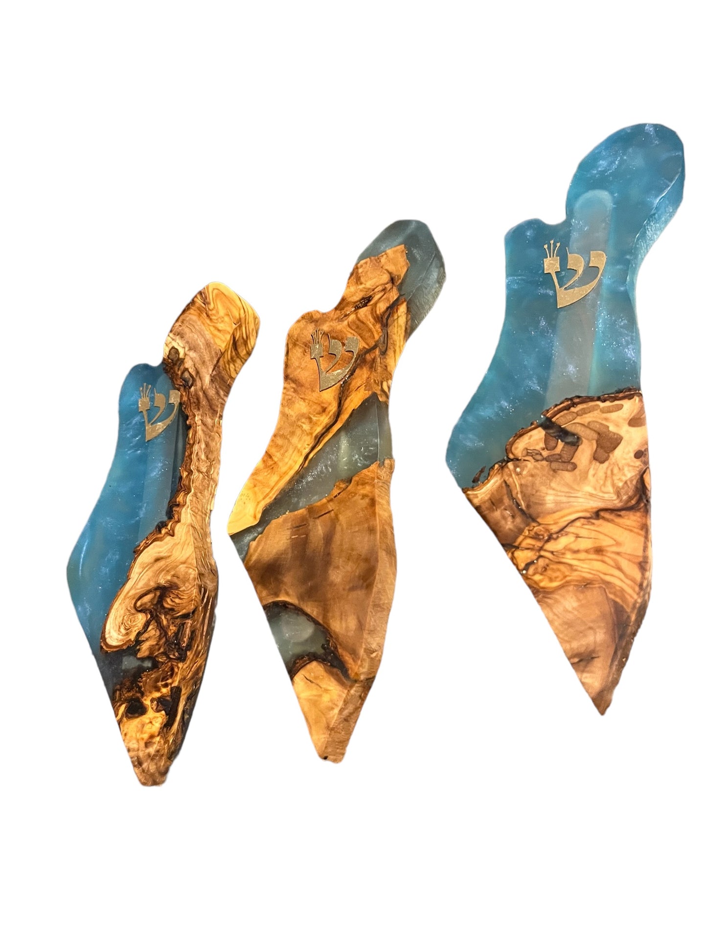 Handmade Israel Shaped Mezuzah