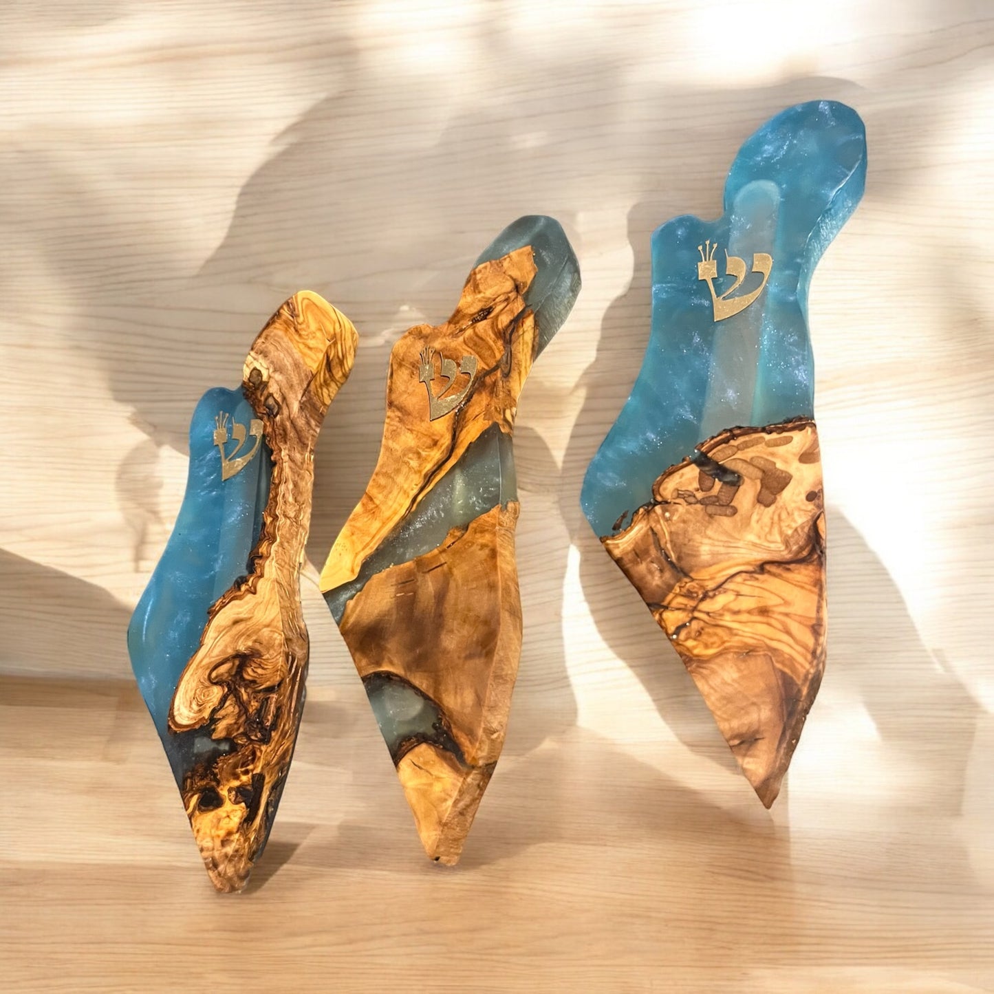 Handmade Israel Shaped Mezuzah