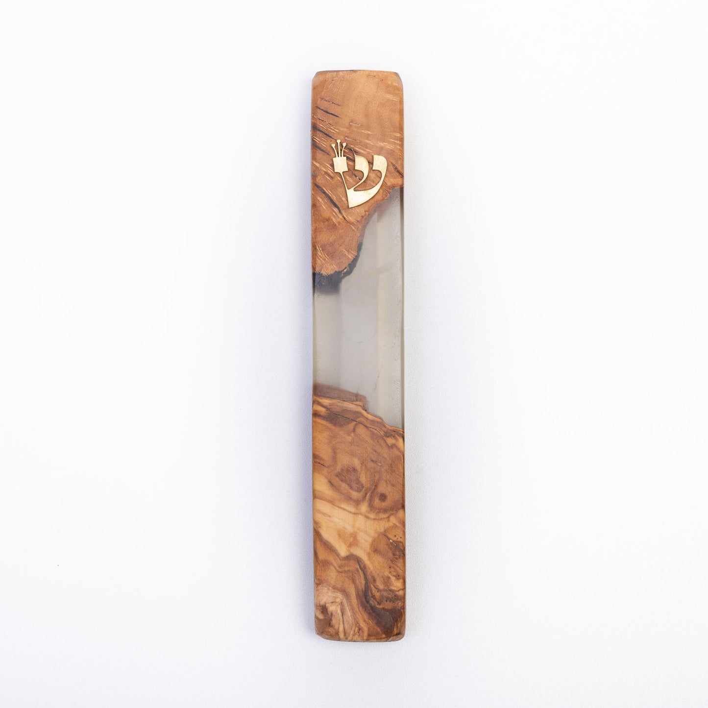 Handmade Mezuzah Cases Transparent Collection